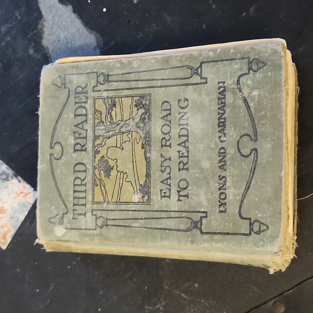 ANTIQUE Third Reader EASY Road To Reading 1917 Lyons & Carnahan